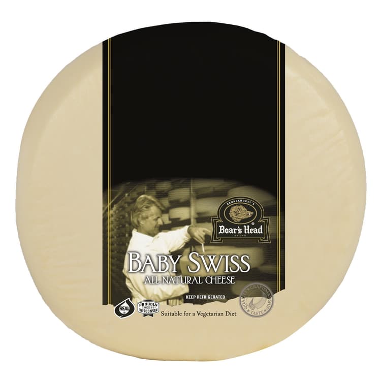 Boar'S Head Deli-Sliced Baby Swiss Cheese