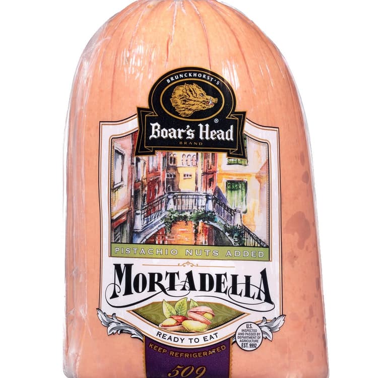 Boar'S Head Mortadella With Pistachio Nuts, Sliced