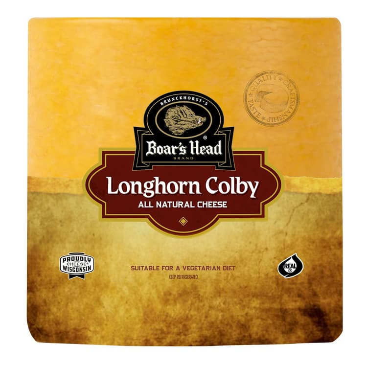 Boar'S Head Deli-Sliced Longhorn Colby Cheese