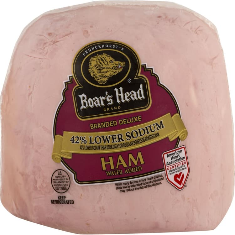 Boar'S Head Branded Deluxe 42% Lower Sodium Ham