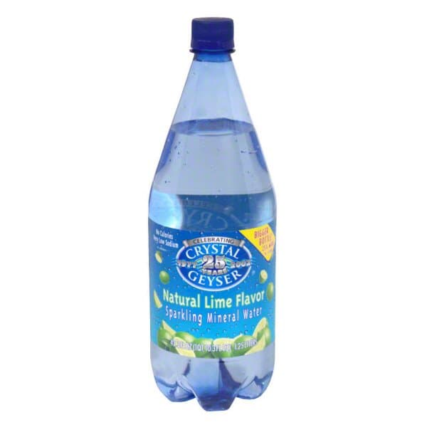 Crystal Geyser Mineral Water Sparkling Natural Lime Flavor Bonus