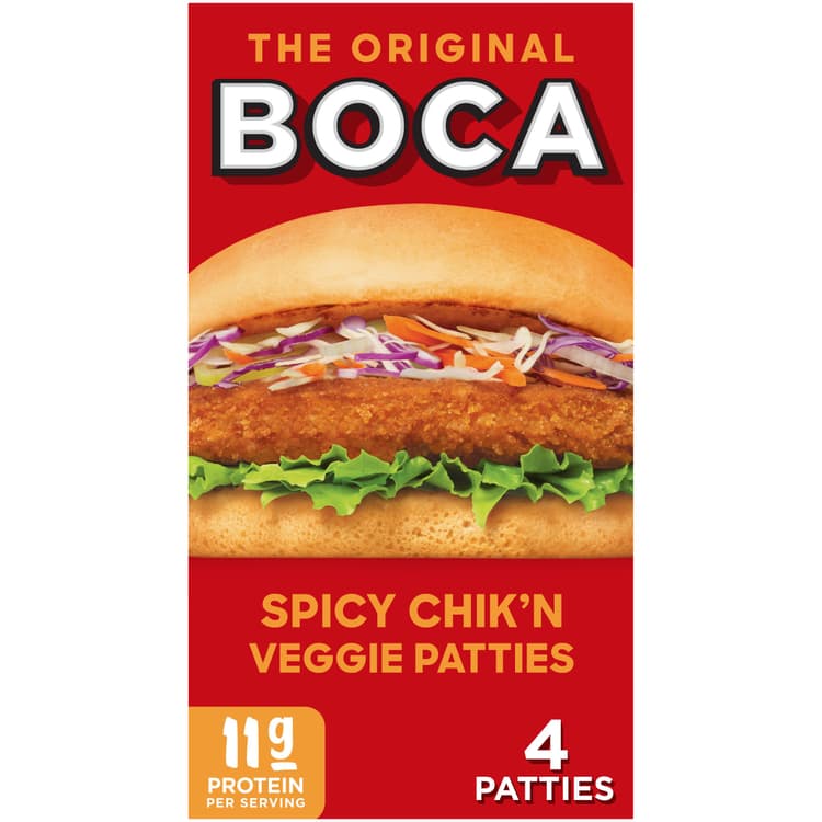 Boca Spicy Vegan Chiken Veggie Patties