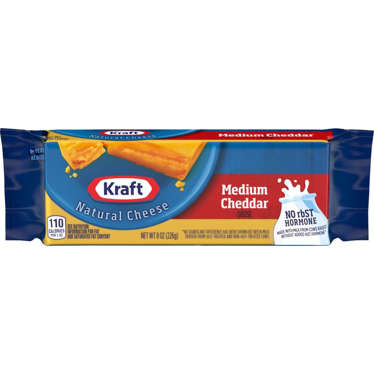 Kraft Medium Cheddar Cheese