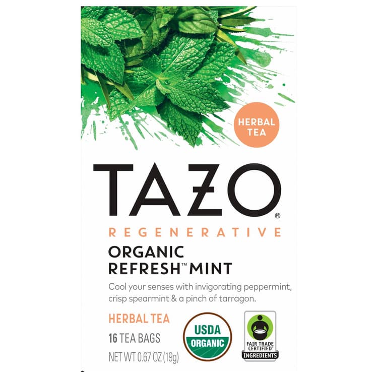 Tazo Tea Bags Herbal Tea Refresh Mint
