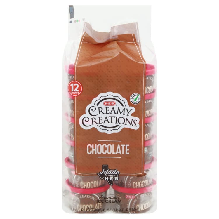 H-E-B Creamy Creations Chocolate Ice Cream