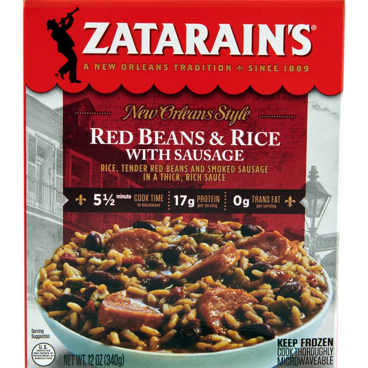 Zatarain'S  Red Bean And Rice With Sausage