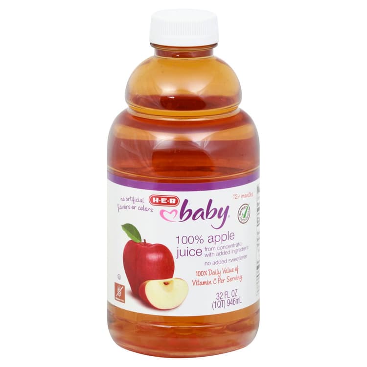 H-E-B Baby 100% Apple Juice