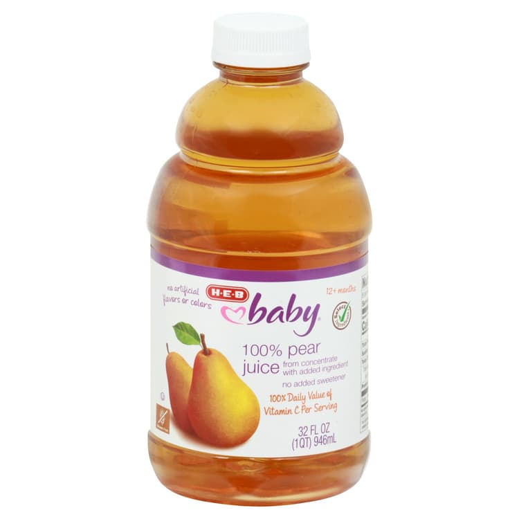H-E-B Baby 100% Pear Juice