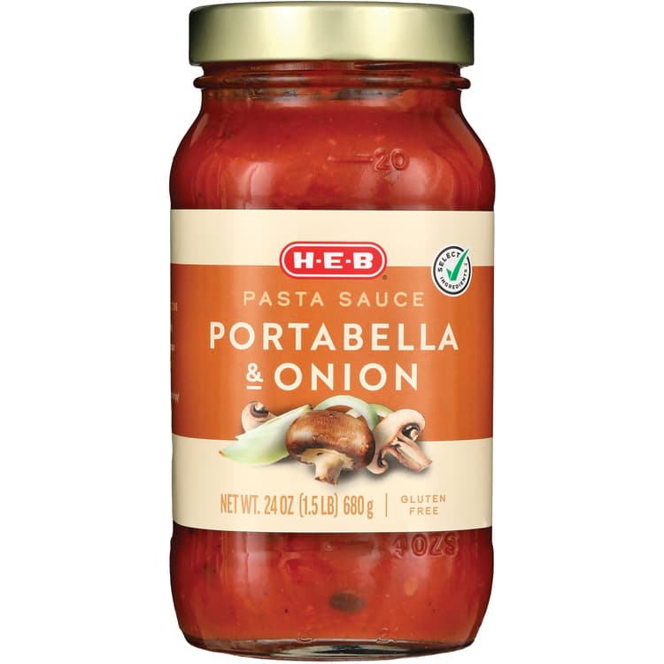 H-E-B Portobello Mushroom & Onion Pasta Sauce