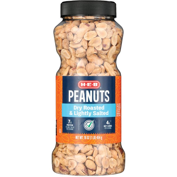 H-E-B Lightly Salted Dry Roasted Peanuts