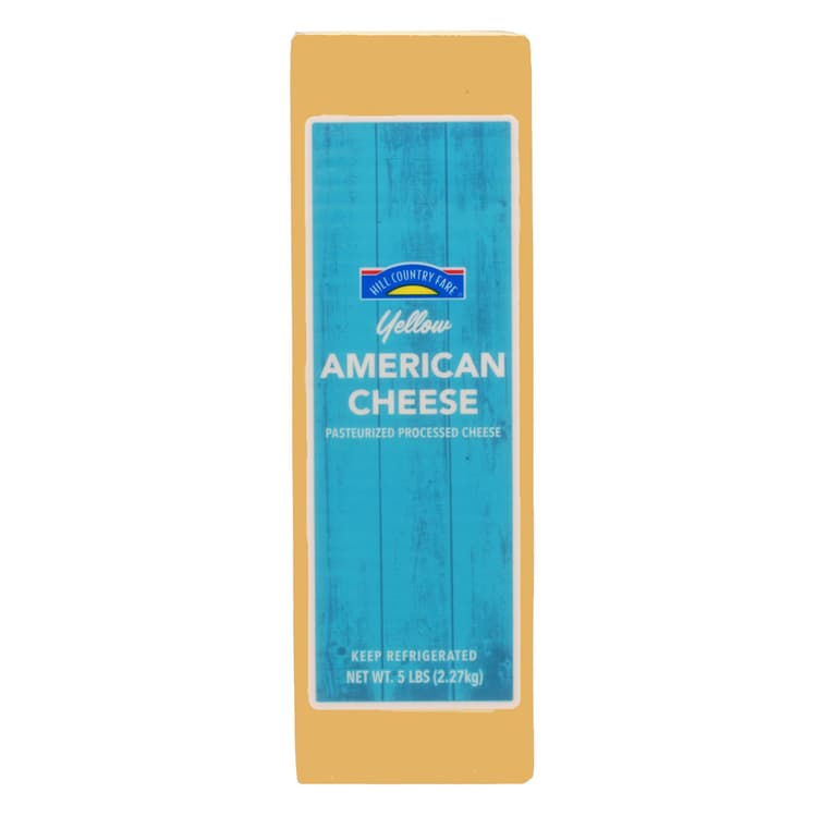 Hill Country Fare Deli Style Yellow American Cheese