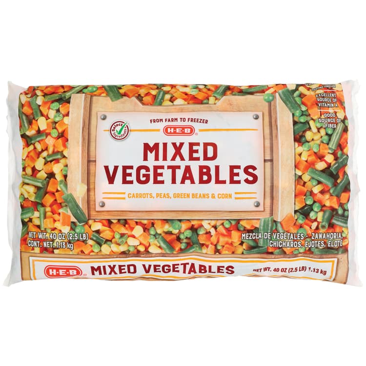 H-E-B  Mixed Vegetables