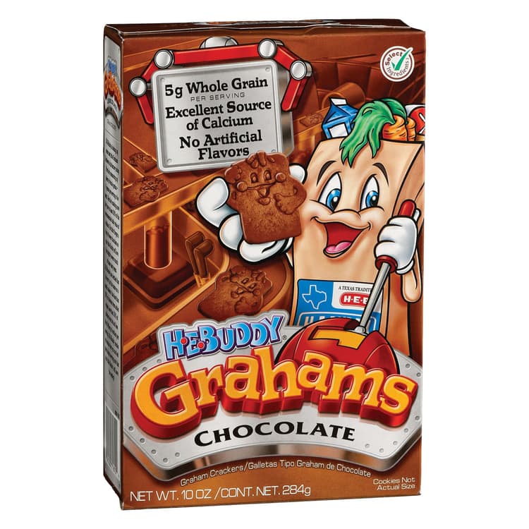 H-E-Buddy Chocolate Graham Crackers