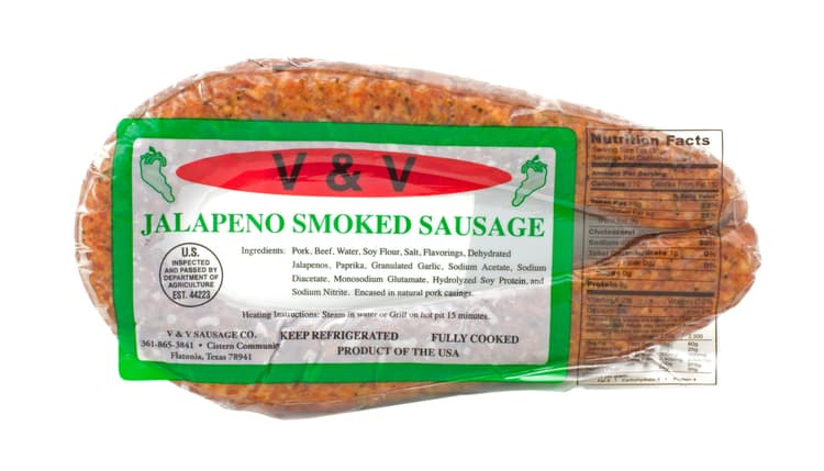 V&V Jalapeno Smoked Sausage