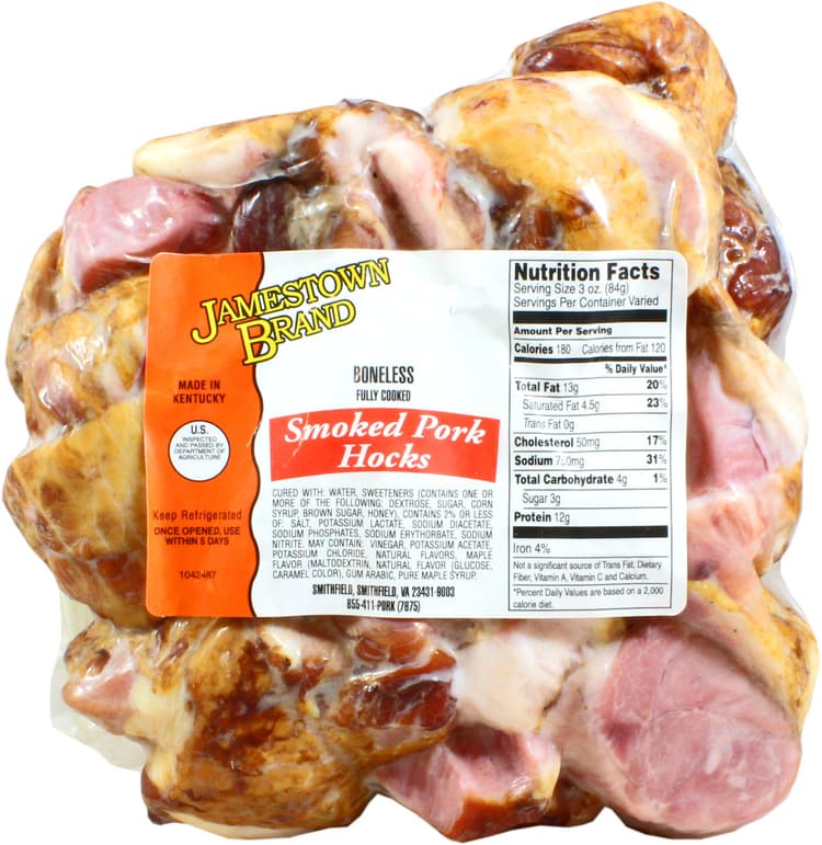Jamestown Brand Fully Cooked Boneless Smoked Pork Hocks
