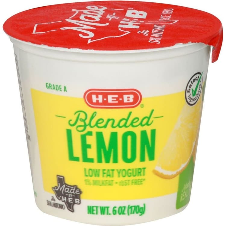 H-E-B Blended Low-Fat Lemon Yogurt