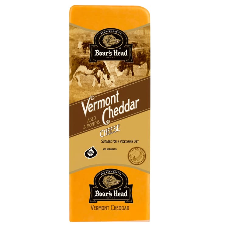 Boar'S Head Deli-Sliced Vermont Yellow Cheddar Cheese