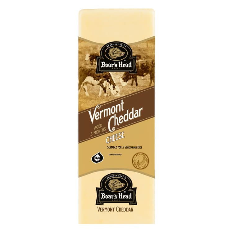 Boar'S Head Deli-Sliced Vermont White Cheddar Cheese