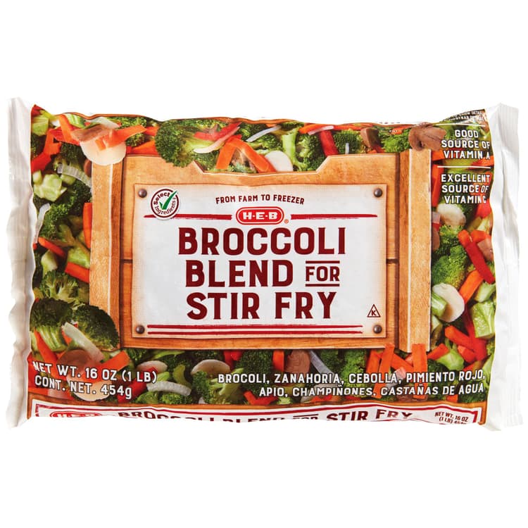 H-E-B  Broccoli Stir Fry Blend