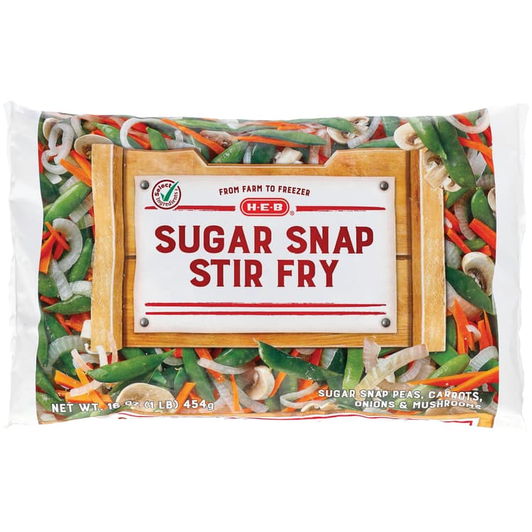 H-E-B  Sugar Snap Stir Fry Vegetables