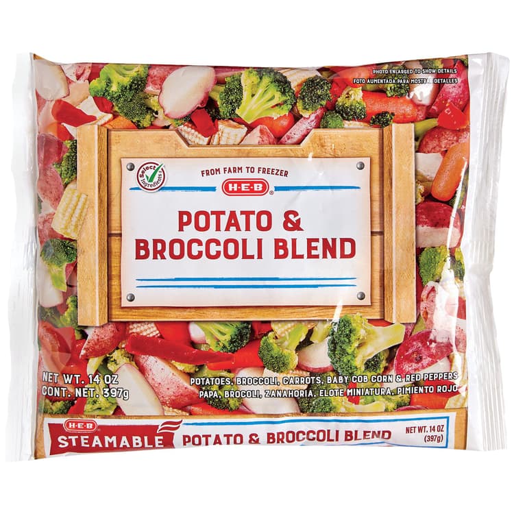 H-E-B Steamable Potato & Broccoli Blend
