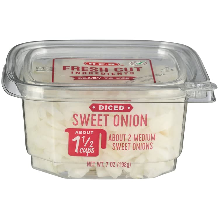 H-E-B Fresh Diced Sweet Onion
