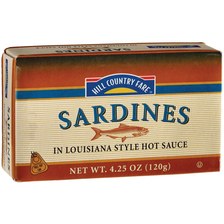 Hill Country Fare Sardines In Louisiana Style Hot Sauce