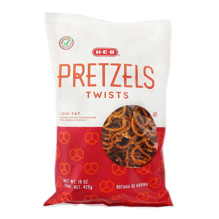 H-E-B Low Fat Twists Pretzels