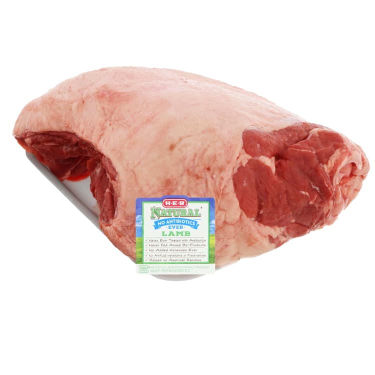 H-E-B Natural Semi-Boneless Whole Leg Of Lamb