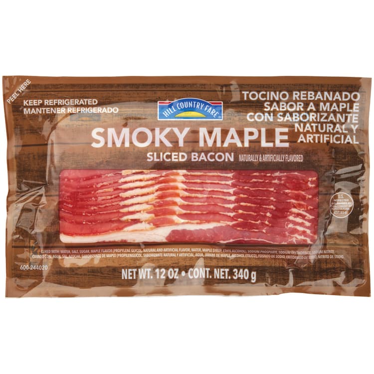 Hill Country Fare Smoky Maple Hickory Smoked Bacon