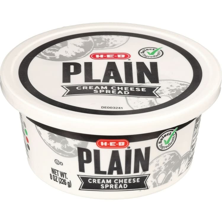 H-E-B Select Ingredients Plain Cream Cheese Spread