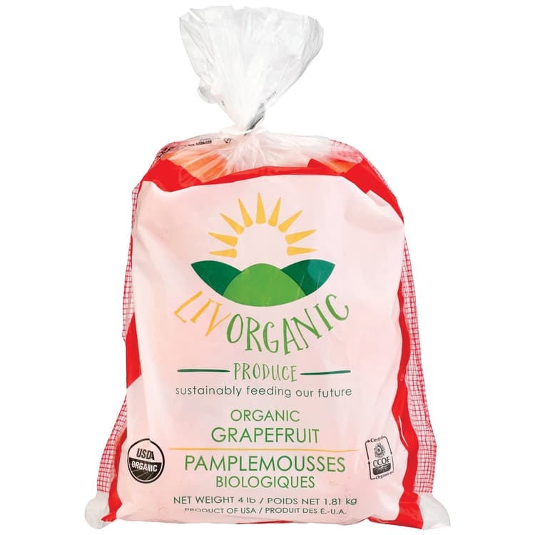 Fresh Organic Grapefruit