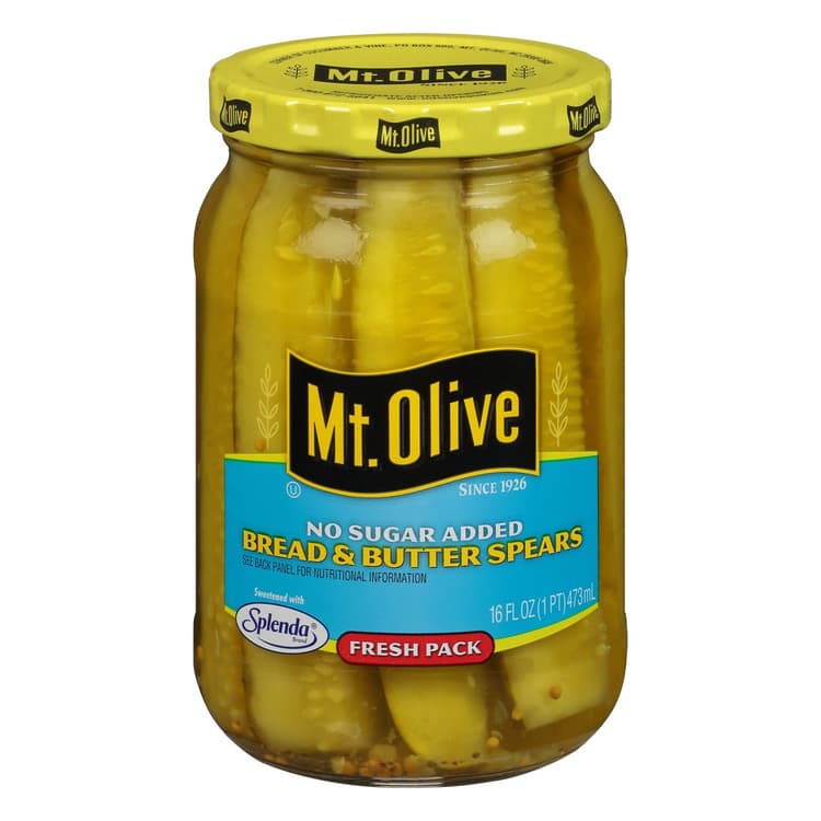 Mt. Olive No Sugar Added Bread And Butter Spears