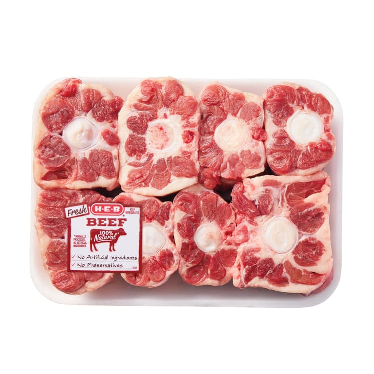 H-E-B Beef Oxtails Sliced