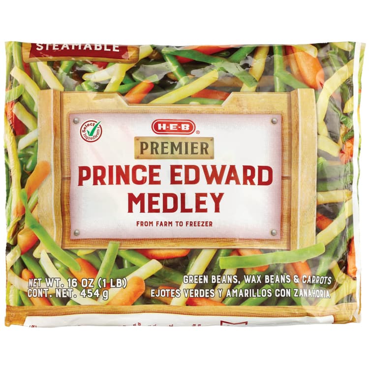 H-E-B  Steamable Prince Edward Vegetable Medley