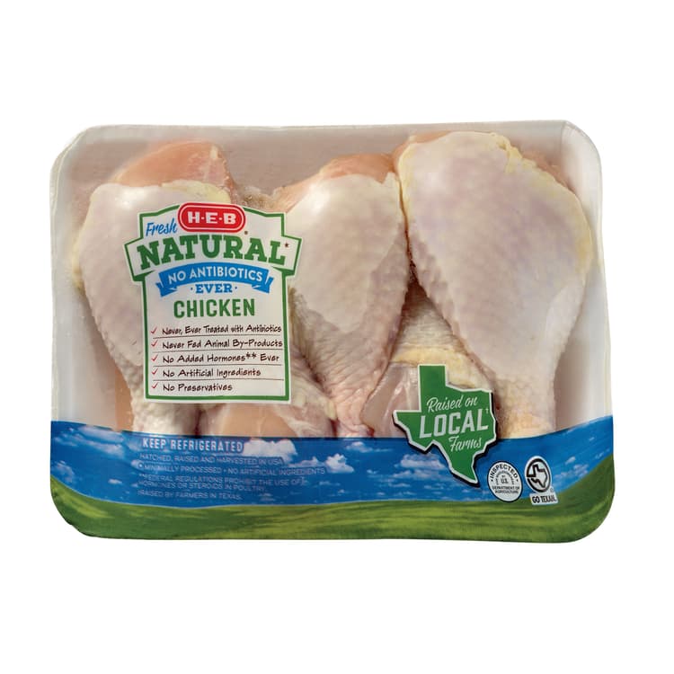 H-E-B Natural Chicken Drumsticks