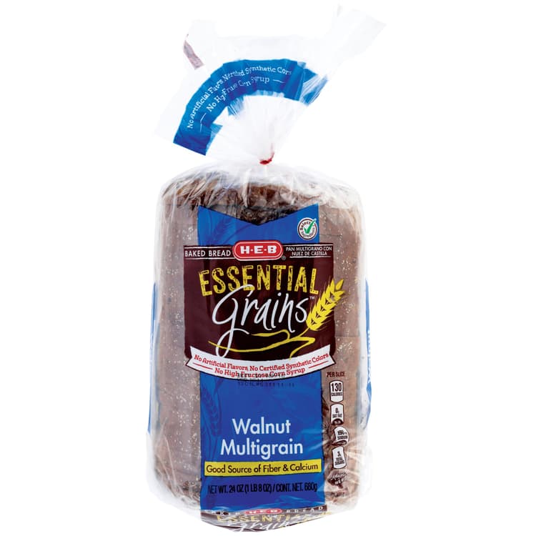 H-E-B Essential Grains Walnut Multigrain Bread
