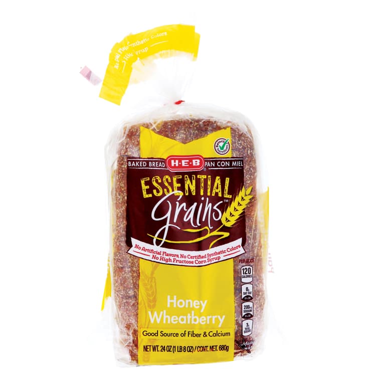 H-E-B Essential Grains Honey Wheatberry Bread