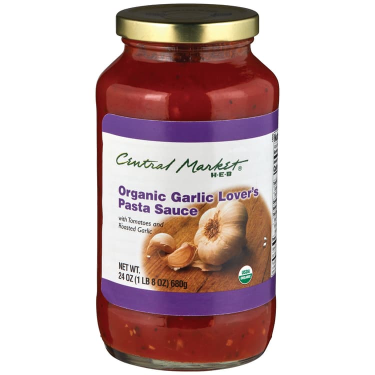 Central Market Organic Garlic Lover'S Pasta Sauce