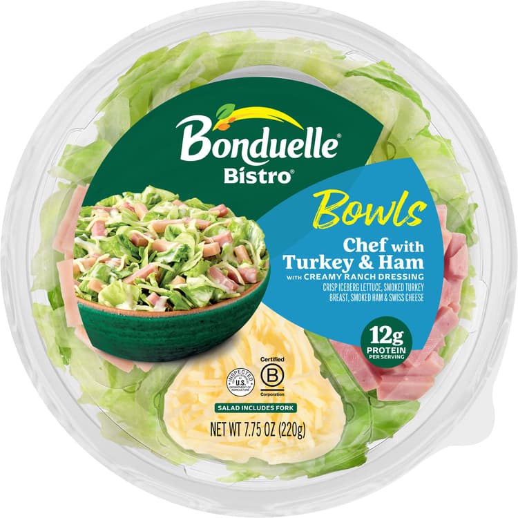 Ready Pac Bistro Bowl Chef With Turkey & Ham Salad