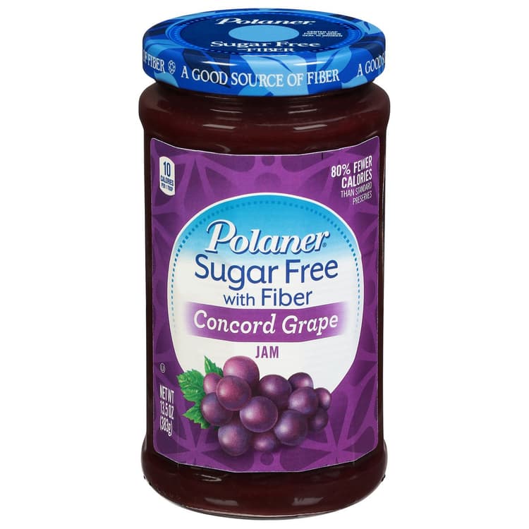 Polaner Sugar Free With Fiber Concord Grape Jam