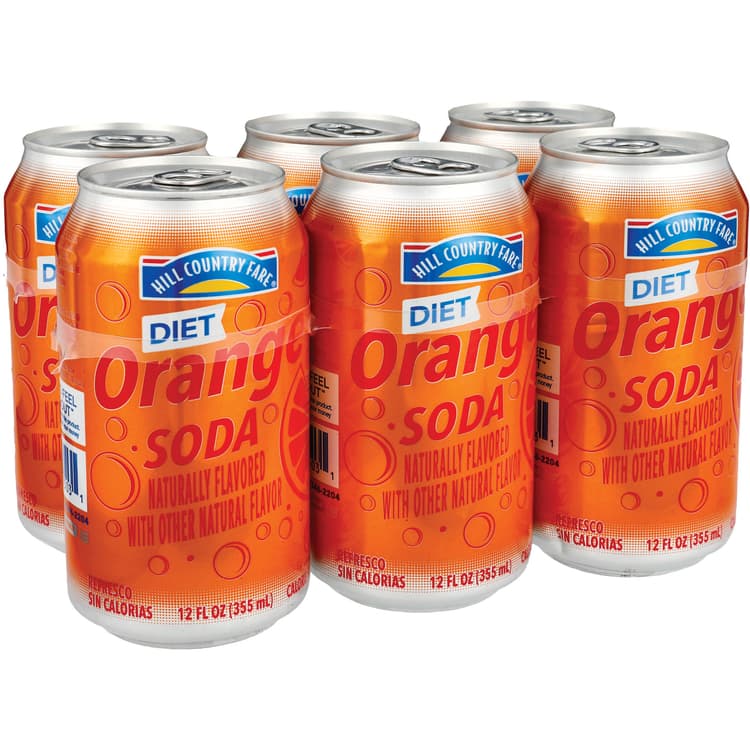 Hill Country Fare Diet Orange Soda