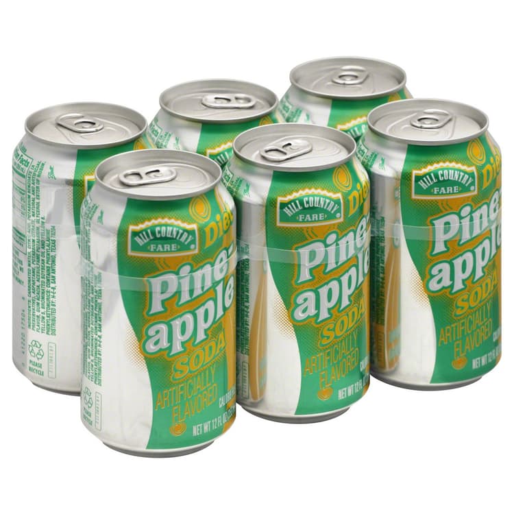 Hill Country Fare Diet Pineapple Soda