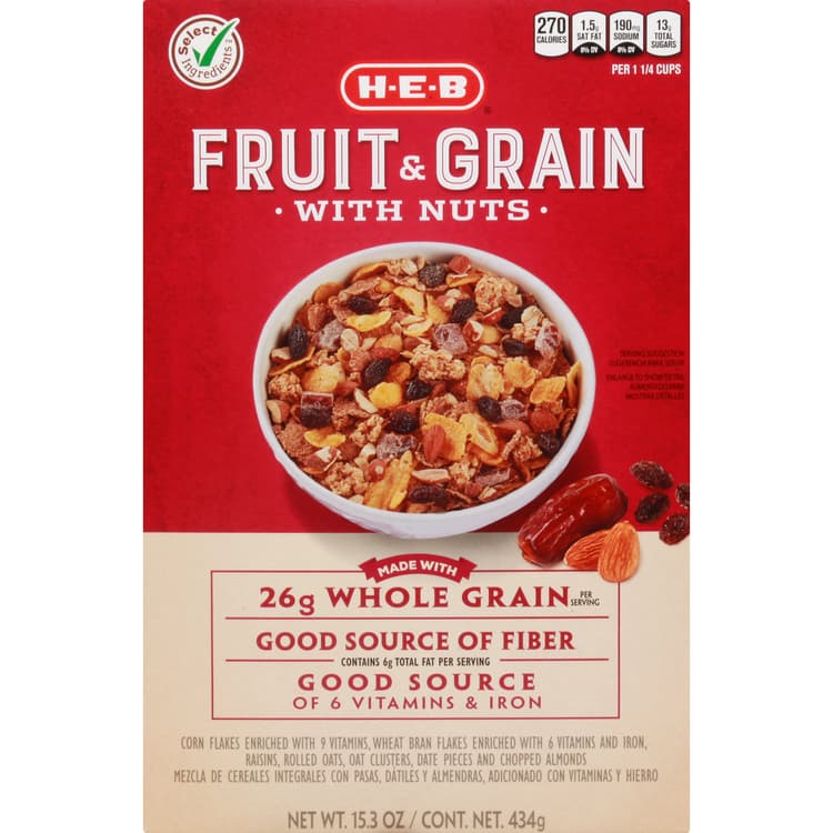 H-E-B Fruit & Grain With Nuts Cereal