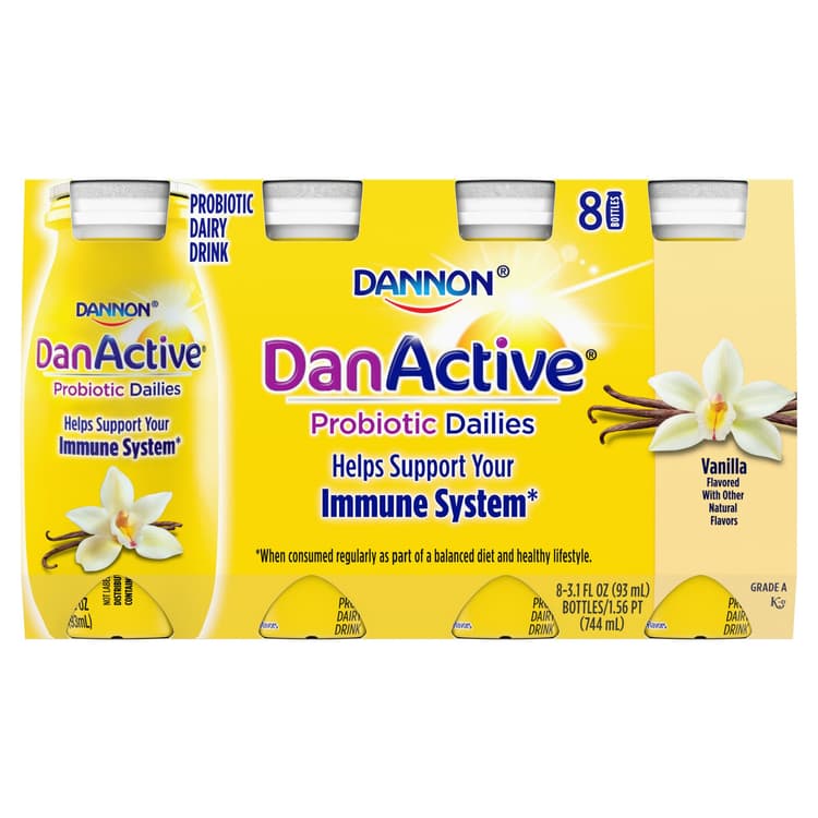 Danactive Probiotic Dailies Vanilla Dairy Drink