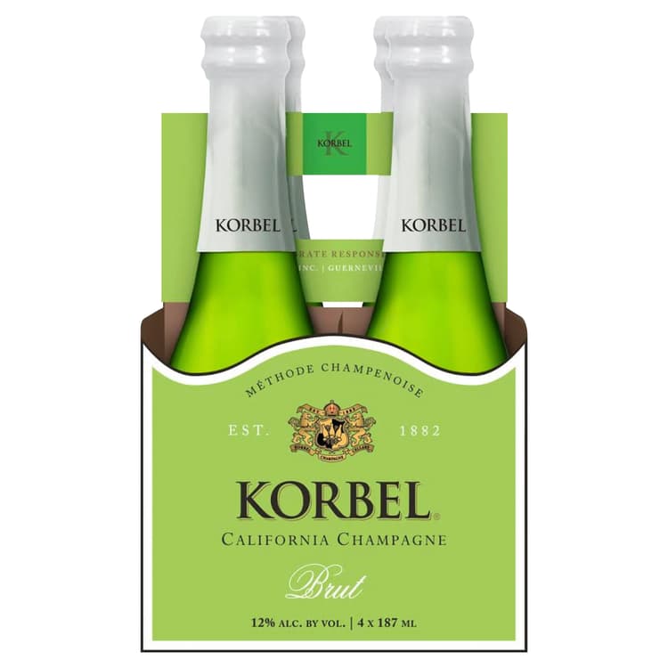 Korbel Brut California Champagne - Bottles