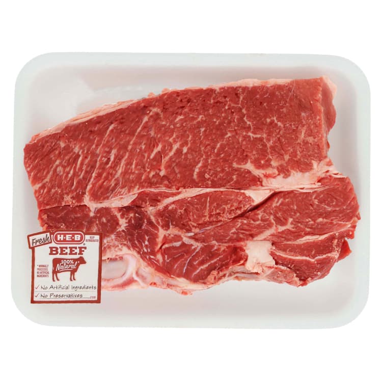 H-E-B Beef Bone-In Chuck Roast - Usda Select