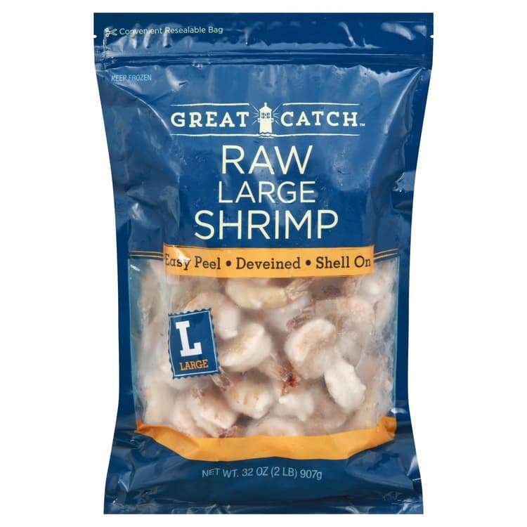 Great Catch  Easy Peel Deveined Large Raw Shrimp