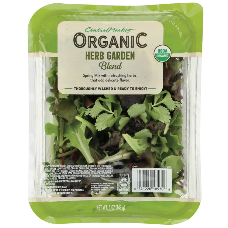 Central Market Organic Herb Garden Spring Mix
