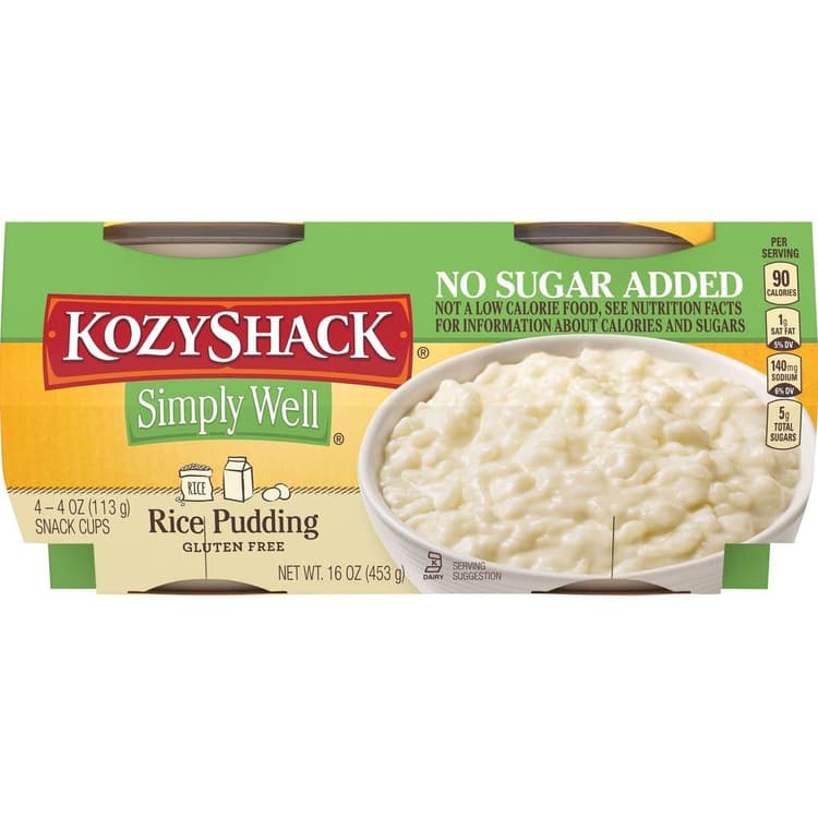 Kozy Shack Simply Well Rice Pudding